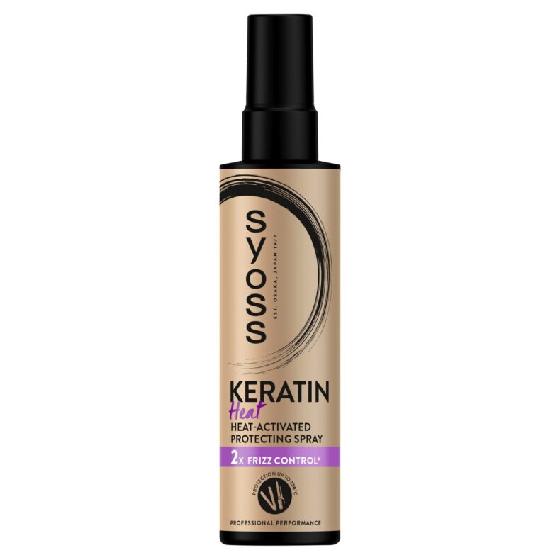 Syoss Keratin hajformázó és hővédő spray 200 ml