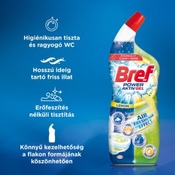 Bref Power Aktiv Gel Lemon WC tisztítószer 700 ml