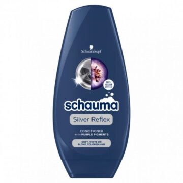 Schauma sampon 250 ml Hamvas csillogás (sárga hatás elleni összetevővel, szőkített és ősz hajra)