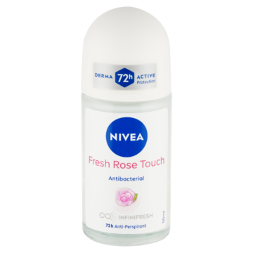 NIVEA Fresh Rose Touch Antibacterial izzadásgátló golyós dezodor 50 ml