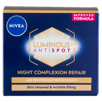 NIVEA Luminous630 pigmentfoltok elleni éjszakai arckrém 50 ml
