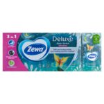 Zewa Deluxe Limited Edition illatmentes papír zsebkendő 3 rétegű 10 x 10 db