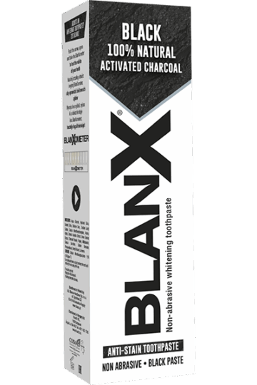 BlanX Black Charcoal Whitening fehérítő fogkrém aktív szén 75 ml