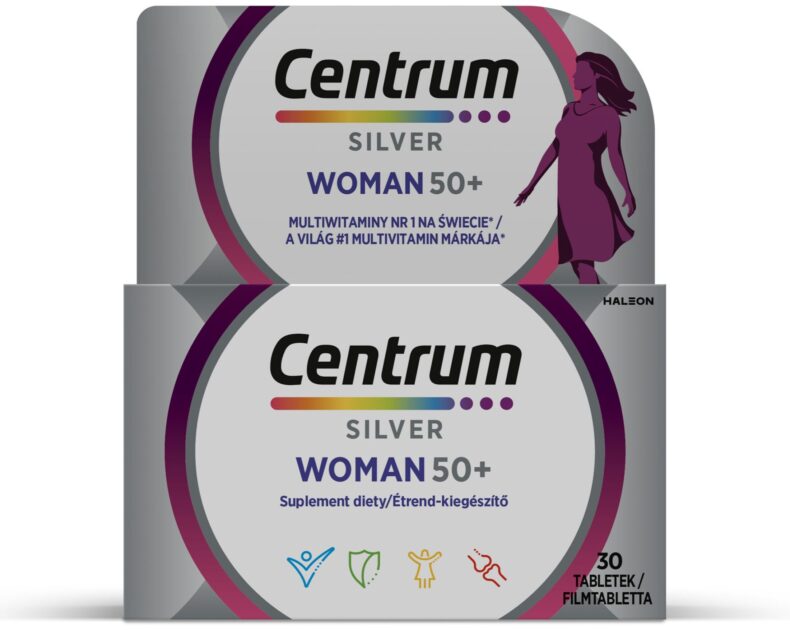 Centrum Silver Nőknek 50+ A-tól Z-ig multivitamin 30 db