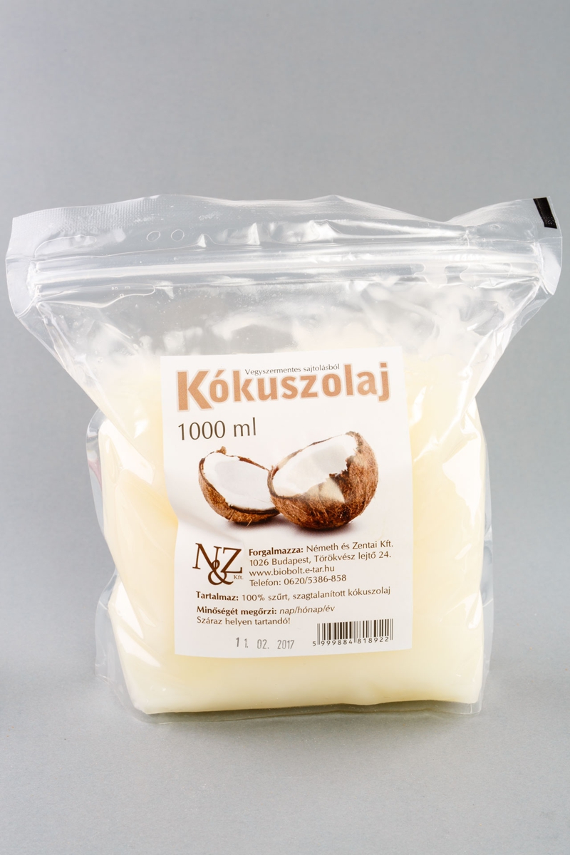 N&Z Kókuszolaj tasakos 1 l