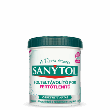 Sanytol Fertőtlenítő Folteltávolító por 450g