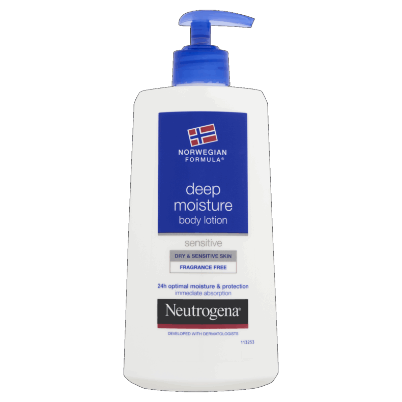 Neutrogena testápoló 400 ml Deep Moisture érzékeny bőrre