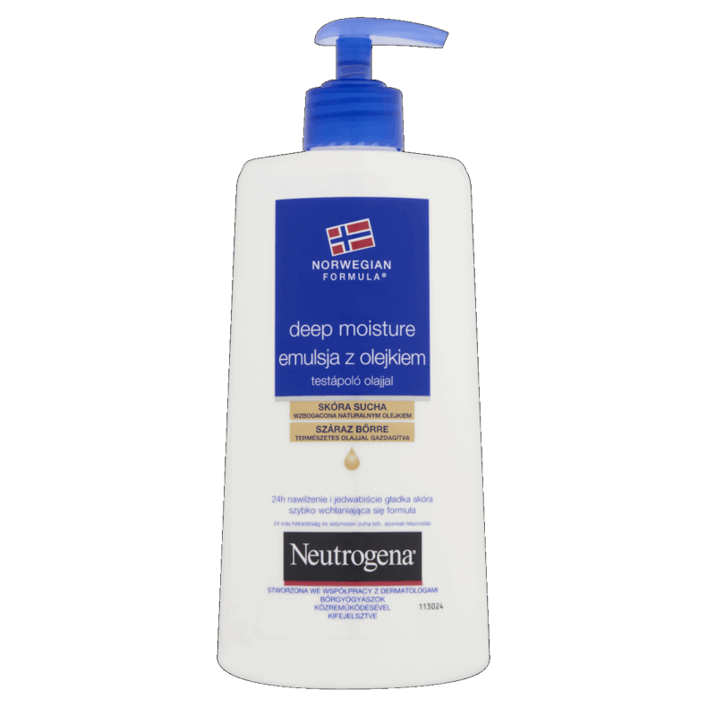 Neutrogena testápoló 400 ml Deep Moisture olajos