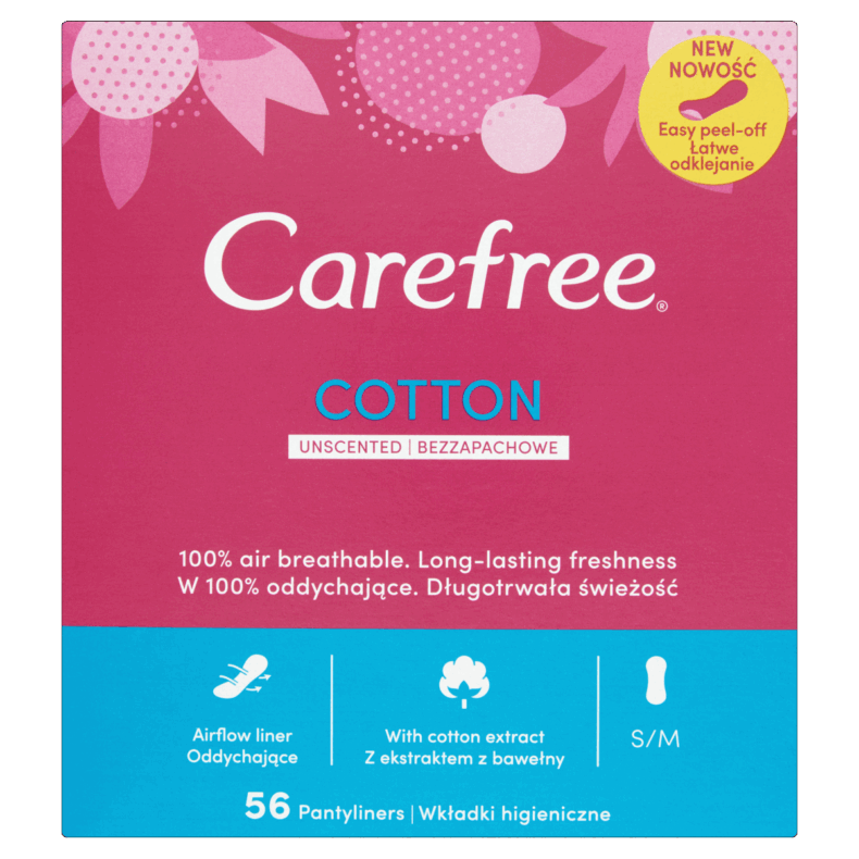 Carefree tisztasági betét 56 db Cotton Feel Normal