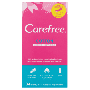 Carefree tisztasági betét 34 db Cotton Feel Normal