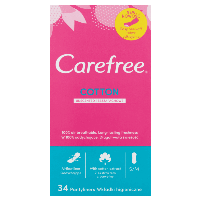 Carefree tisztasági betét 34 db Cotton Feel Normal