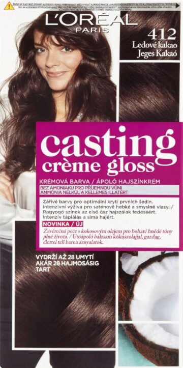 L'ORÉAL Casting Créme Gloss Hajfesték 412 Jeges Kakaó