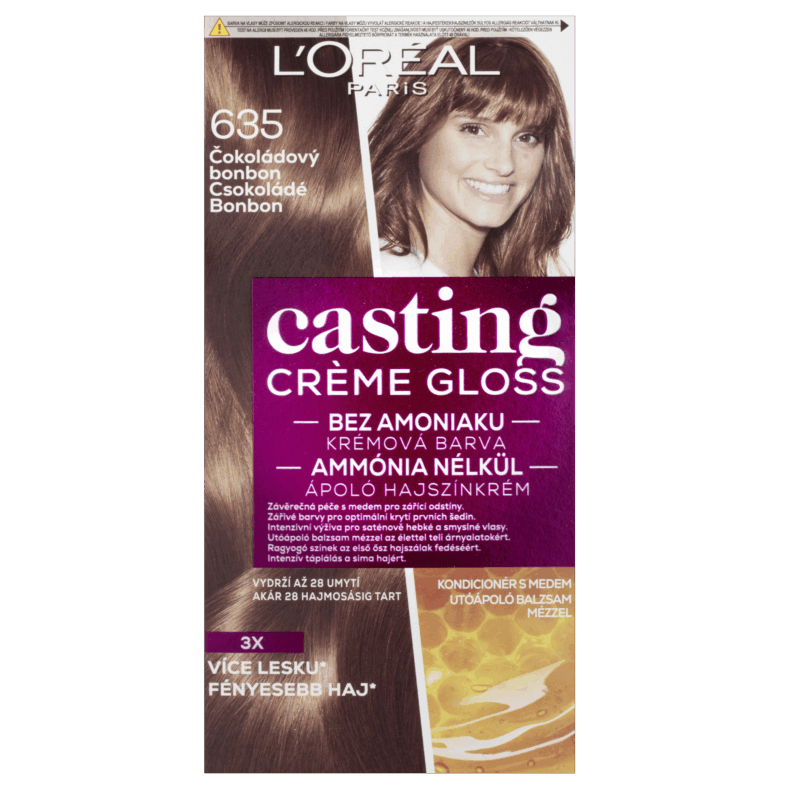 L'ORÉAL Casting Créme Gloss Hajfesték 635 Csokoládé Bonbon