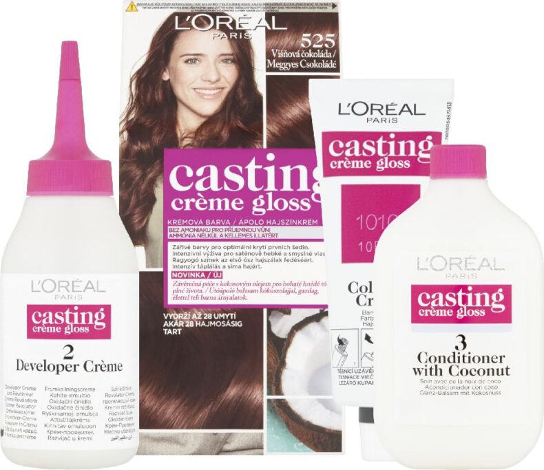 L'ORÉAL Casting Créme Gloss Hajfesték 525 Meggyes Csokoládé