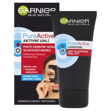 GARNIER Skin Naturals Pure Active Lehúzható Maszk