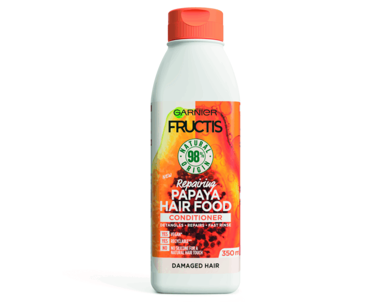GARNIER Fructis Hair Food Balzsam 350 ml Papaya