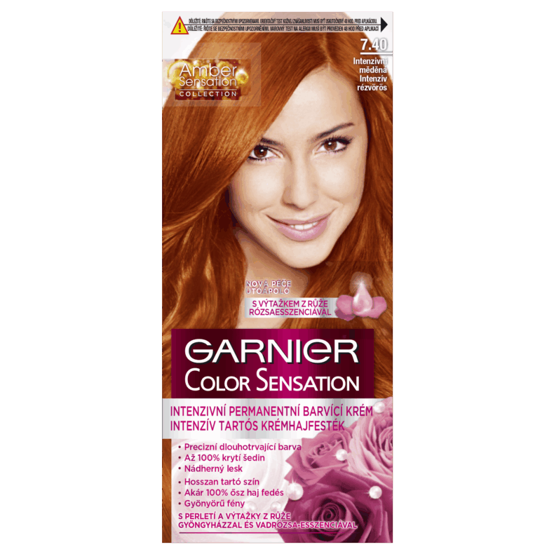 GARNIER Color Sensation Hajfesték 7.40 Amber Light