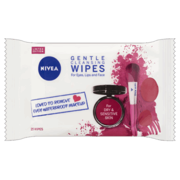 NIVEA arctisztító kendő 25 db Ápoló száraz/érzékeny bőrre