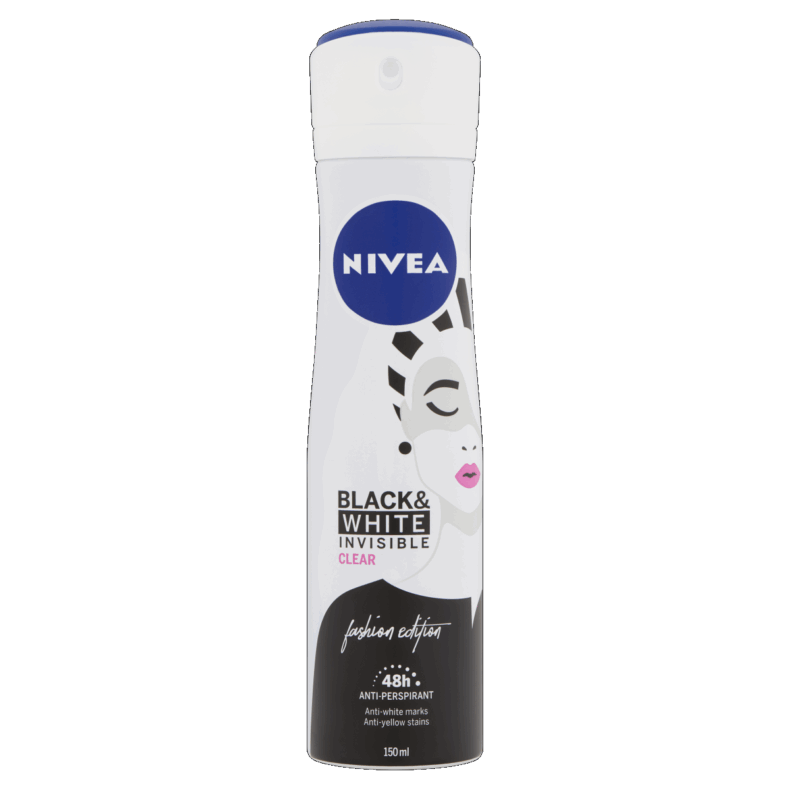 NIVEA Deo spray 150 ml Black&White invisible clear