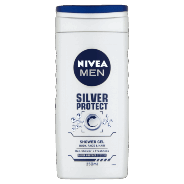 NIVEA MEN tusfürdő 250 ml Silver protect