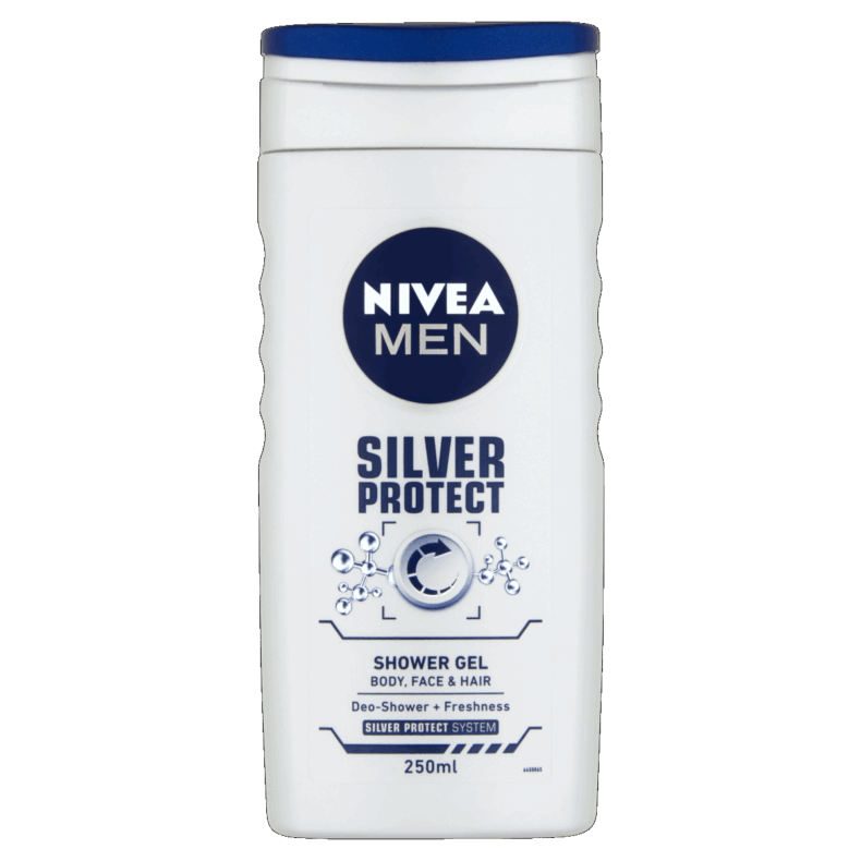 NIVEA MEN tusfürdő 250 ml Silver protect