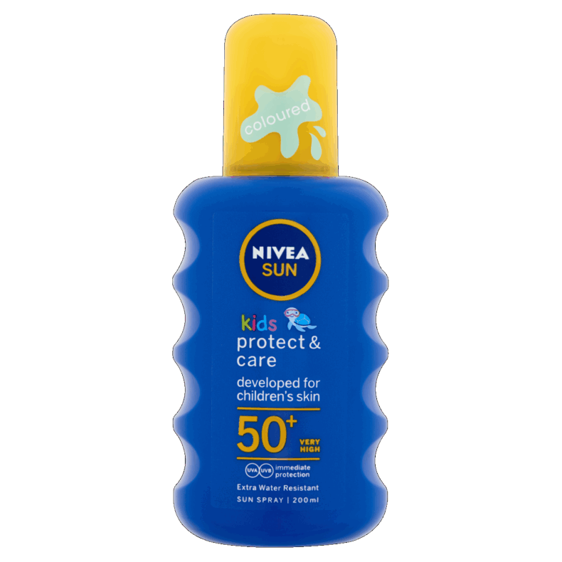NIVEA SUN FF50+ Kids Hidratáló Gyermek Napozó Spray 200 ml