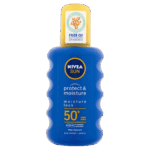 NIVEA SUN FF50+ Protect&Moisture Spray 200 ml