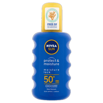 NIVEA SUN FF50+ Protect&Moisture Spray 200 ml