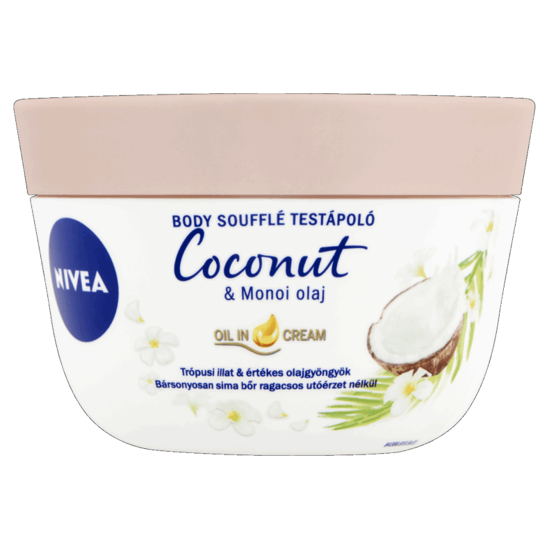 NIVEA testápoló Soufflé 200 ml Kókusz&Monoi olaj