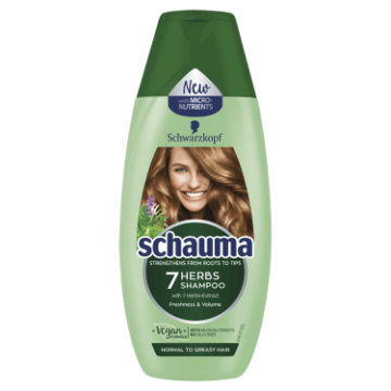 Schauma sampon 250 ml 7 gyógynövény (lelapulás ellen, zsíros hajra)