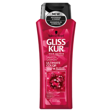 Gliss hajregeneráló sampon 250 ml Ragyogó szín