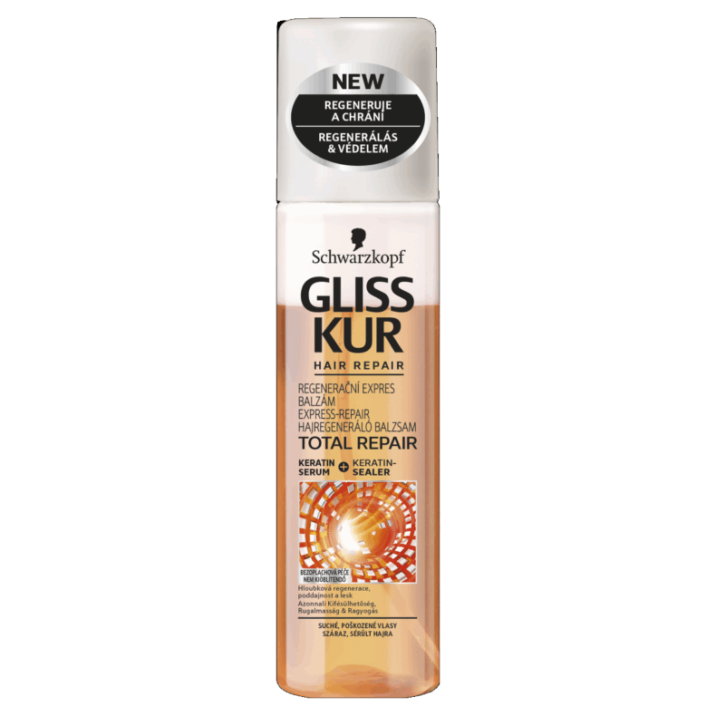 Gliss hajregeneráló balzsam 200 ml Express Repair Teljeskörű regenerálás