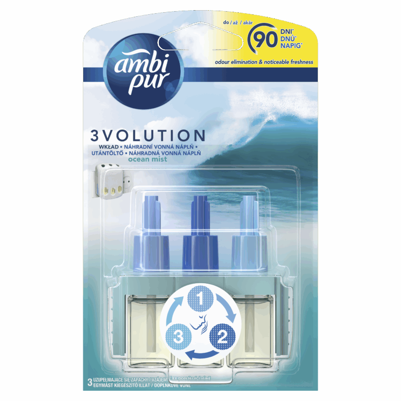 Ambi Pur 3Volution elektromos légfrissítő utántöltő Ocean Mist 20 ml