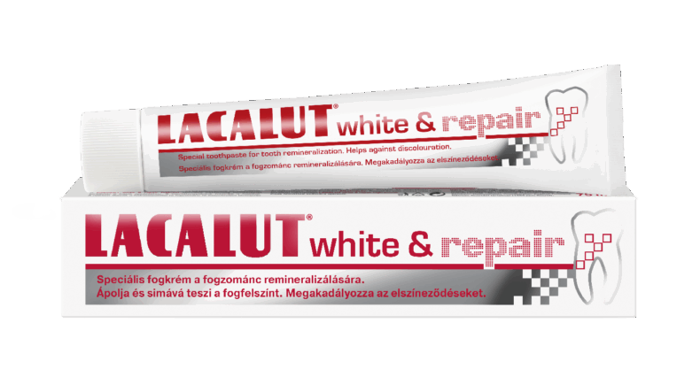 Lacalut fogkrém 75 ml White & Repair