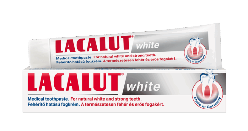 Lacalut fogkrém 75 ml White