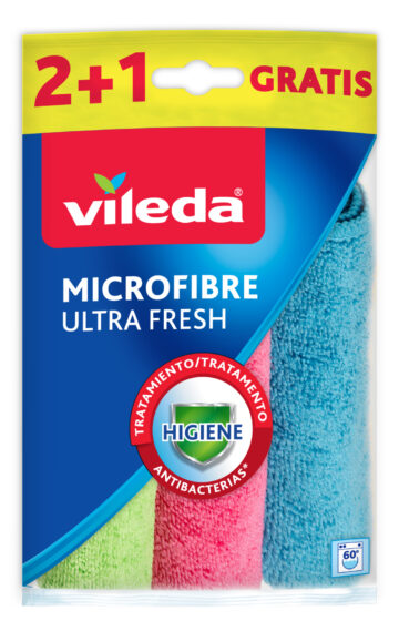VILEDA Ultra Fresh mikroszálas törlőkendő 3 db