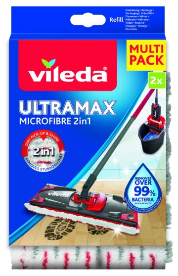 VILEDA Ultramax lapos felmosó 2in1 utántöltő multipack