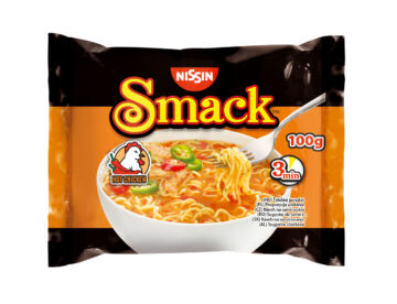 Nissin Smack csípős csirkehúsos instant tészta 100g