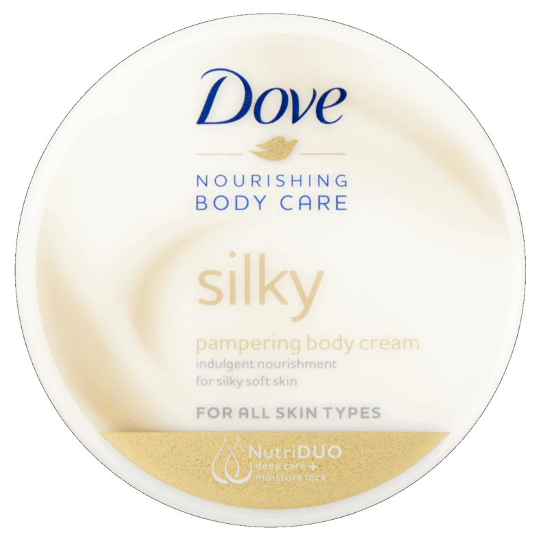 DOVE testápoló krém 300 ml Silk Jar