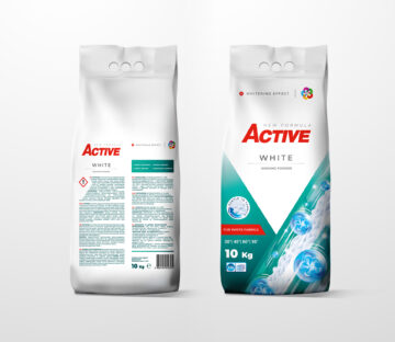 Active White mosópor 10 kg zsákos (130 mosás)