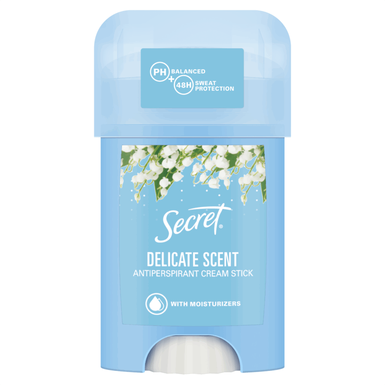 Secret izzadásgátló krém stick 40 ml Platinum Power Delicate