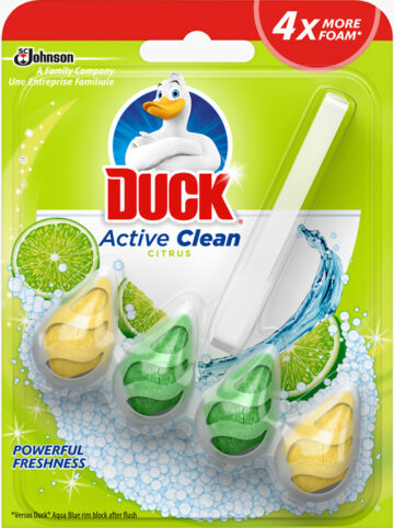 Duck Active Clean WC-öblítő rúd 38,6 g Citrus
