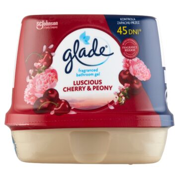 Glade fürdőszobai légfrissítő zselé 180 g Luscious Cherry&Peony