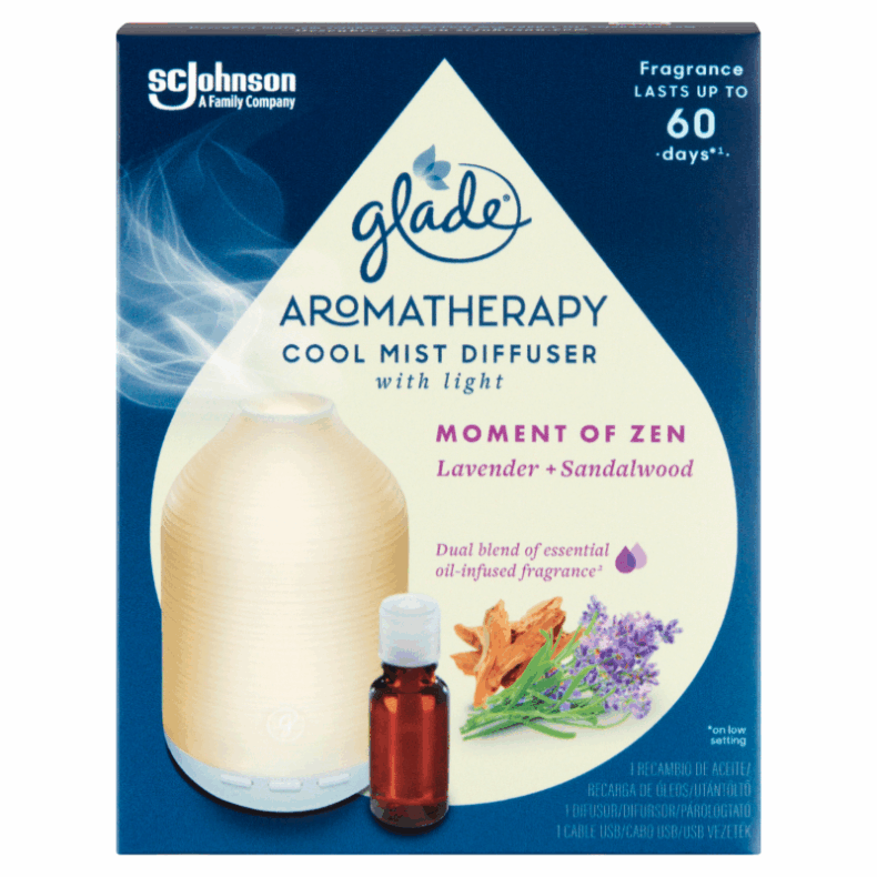 Glade Aromatherapy Cool Mist Diffuser párologtató készülék Moment of Zen