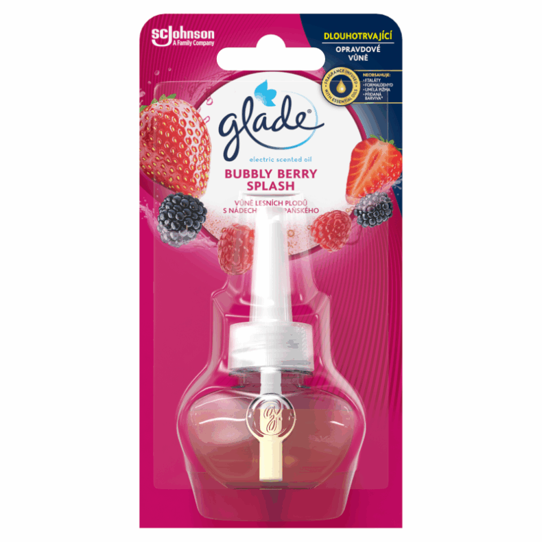 Glade elektromos utántöltő 20 ml Bubbly Berry Splash