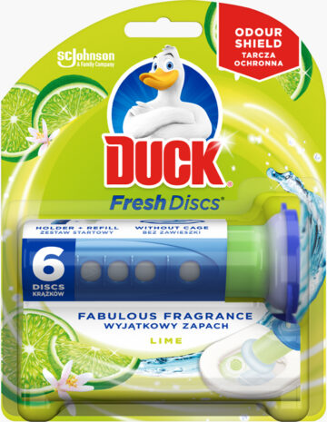 Duck Fresh Discs zselés WC-öblítő korong 36 ml Lime