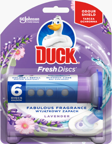 Duck Fresh Discs zselés WC-öblítő korong 36 ml Levendula