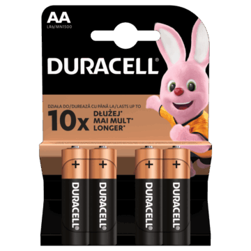 Duracell Basic elem 4 db AA DL