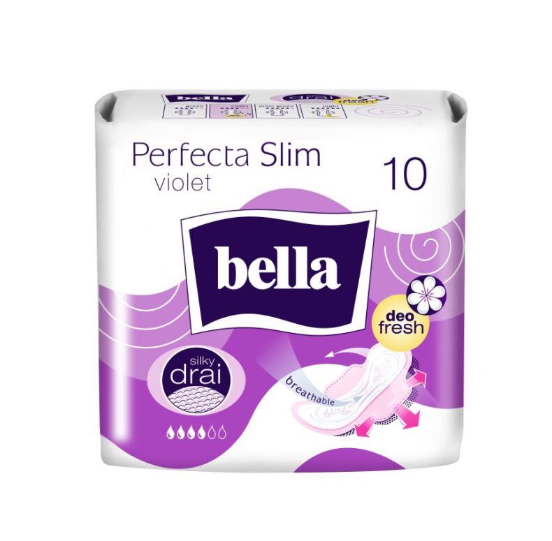 BELLA PERFECTA Deo Fresh Violet Egészségügyi Betét 10 db