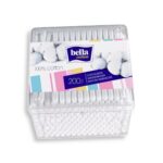 BELLA COTTON Fültisztító Pálcika, Tégladobozos 200 db